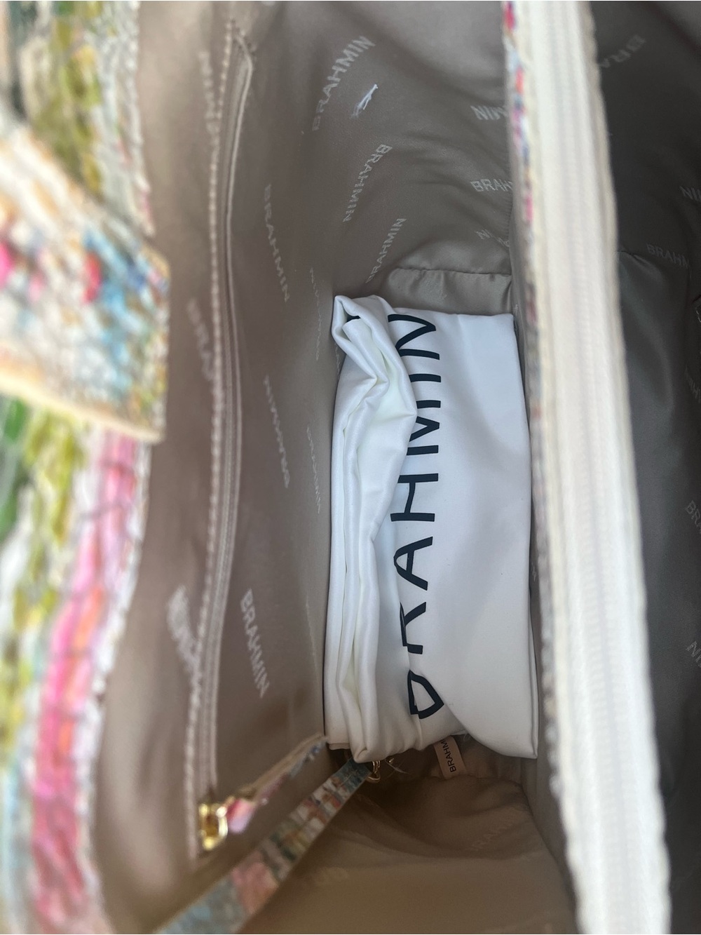 NWT Brahmin Celina in STAYCATION Bucket Bag - Picture 11 of 14